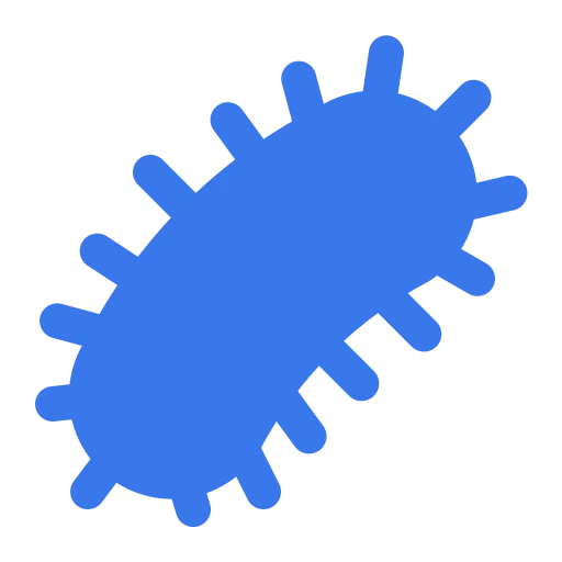 logo d'une bacterie
